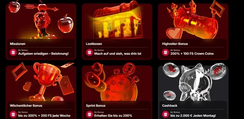 Fiery Play Casino Bonuses